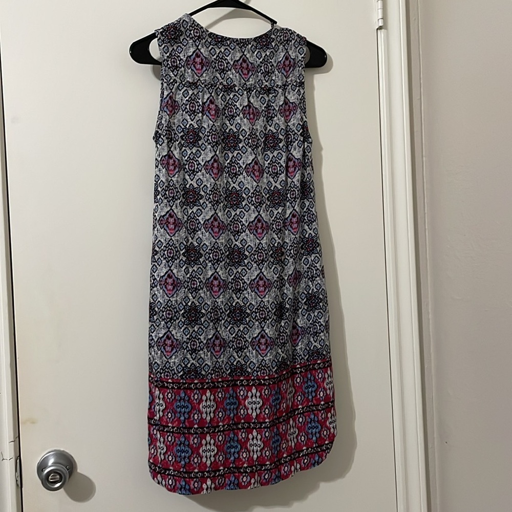 NWOT beachlunchlounge Blue and Pink Dress Size XS - Picture 3 of 8